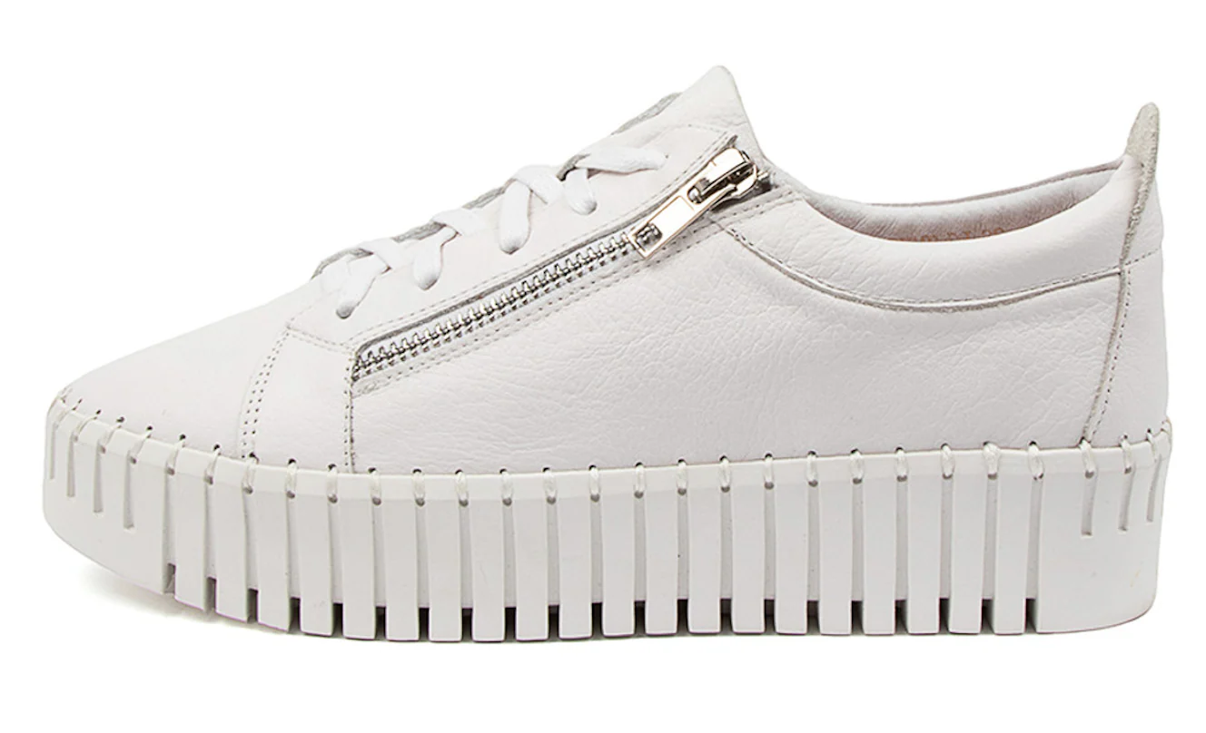 WOMEN'S DJANGO & JULIETTE BUMP | WHITE LEATHER - Image 2