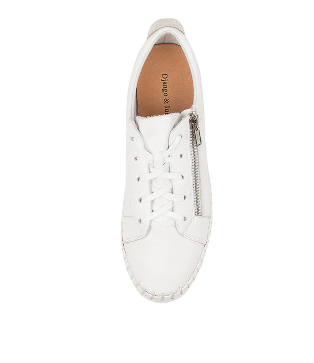 WOMEN'S DJANGO & JULIETTE BUMP | WHITE LEATHER - Image 5