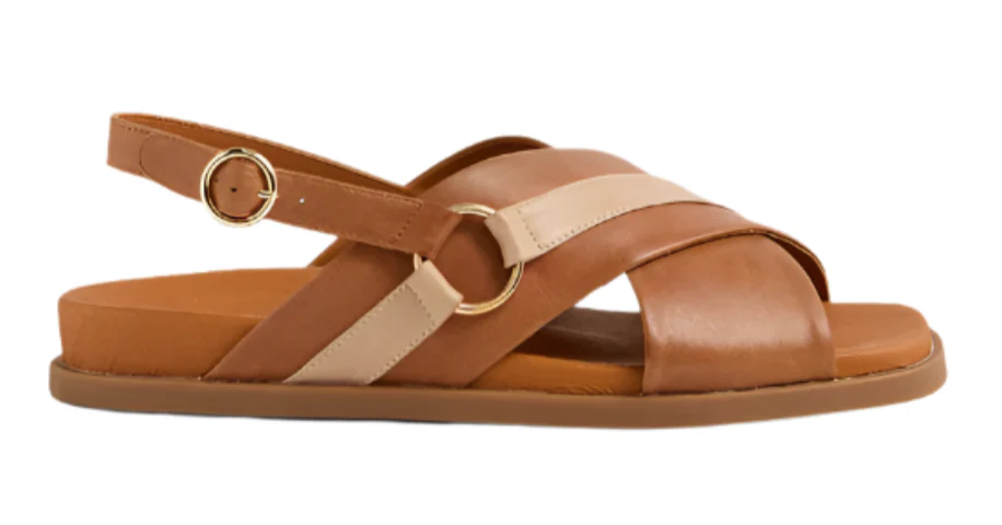 WOMEN'S DJANGO & JULIETTE NOJI SANDAL | TAN / CAMEL