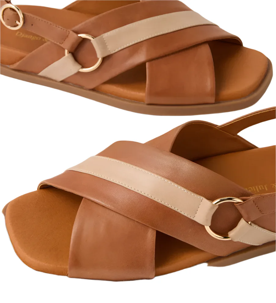 WOMEN'S DJANGO & JULIETTE NOJI SANDAL | TAN / CAMEL - Image 4