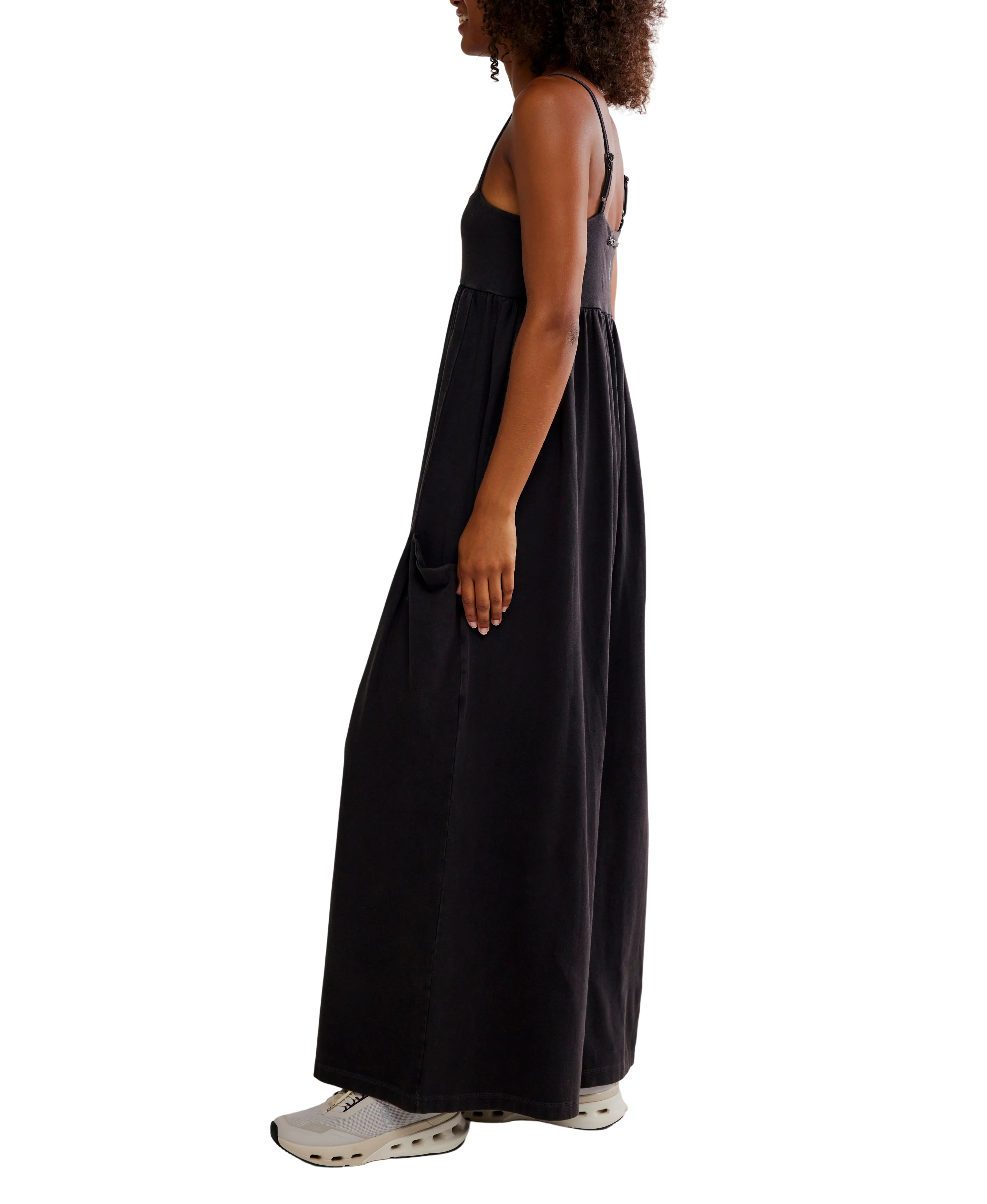 WOMEN'S FP MOVEMENT HOT SHOT STRAPPY ONESIE | BLACK - Image 3