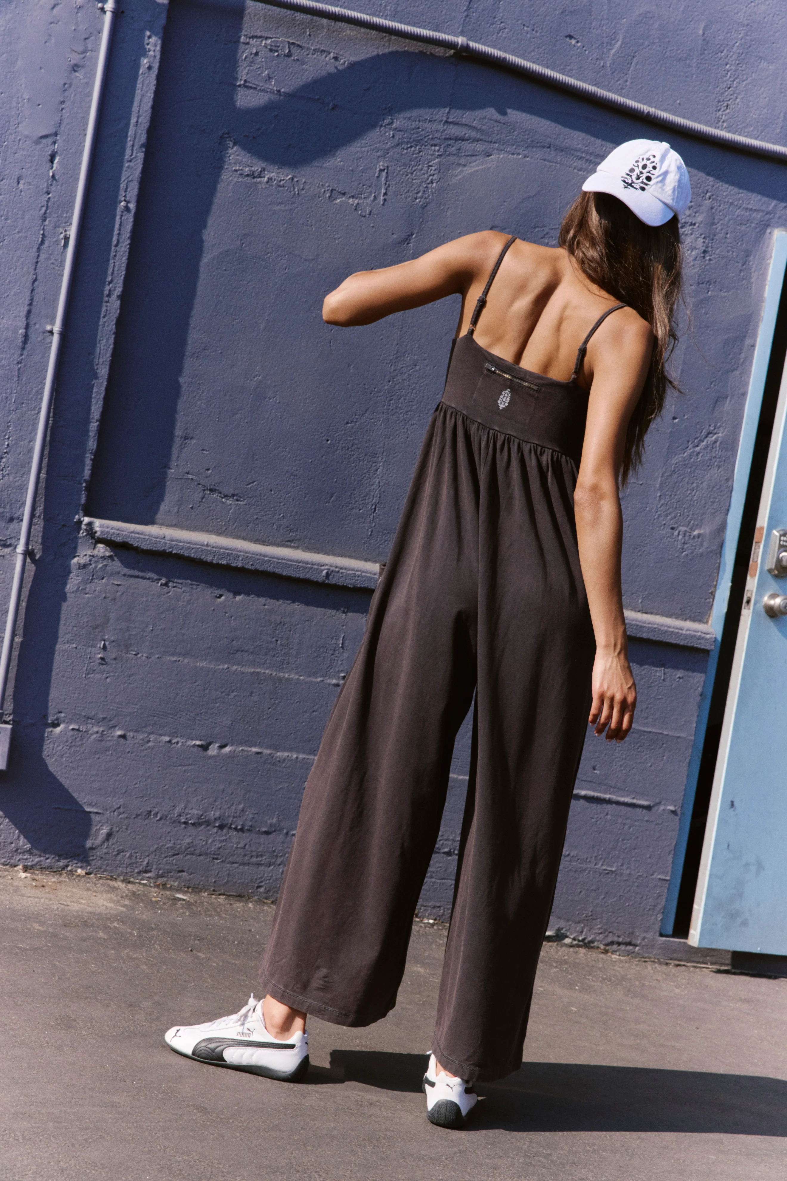 WOMEN'S FP MOVEMENT HOT SHOT STRAPPY ONESIE | BLACK - Image 6