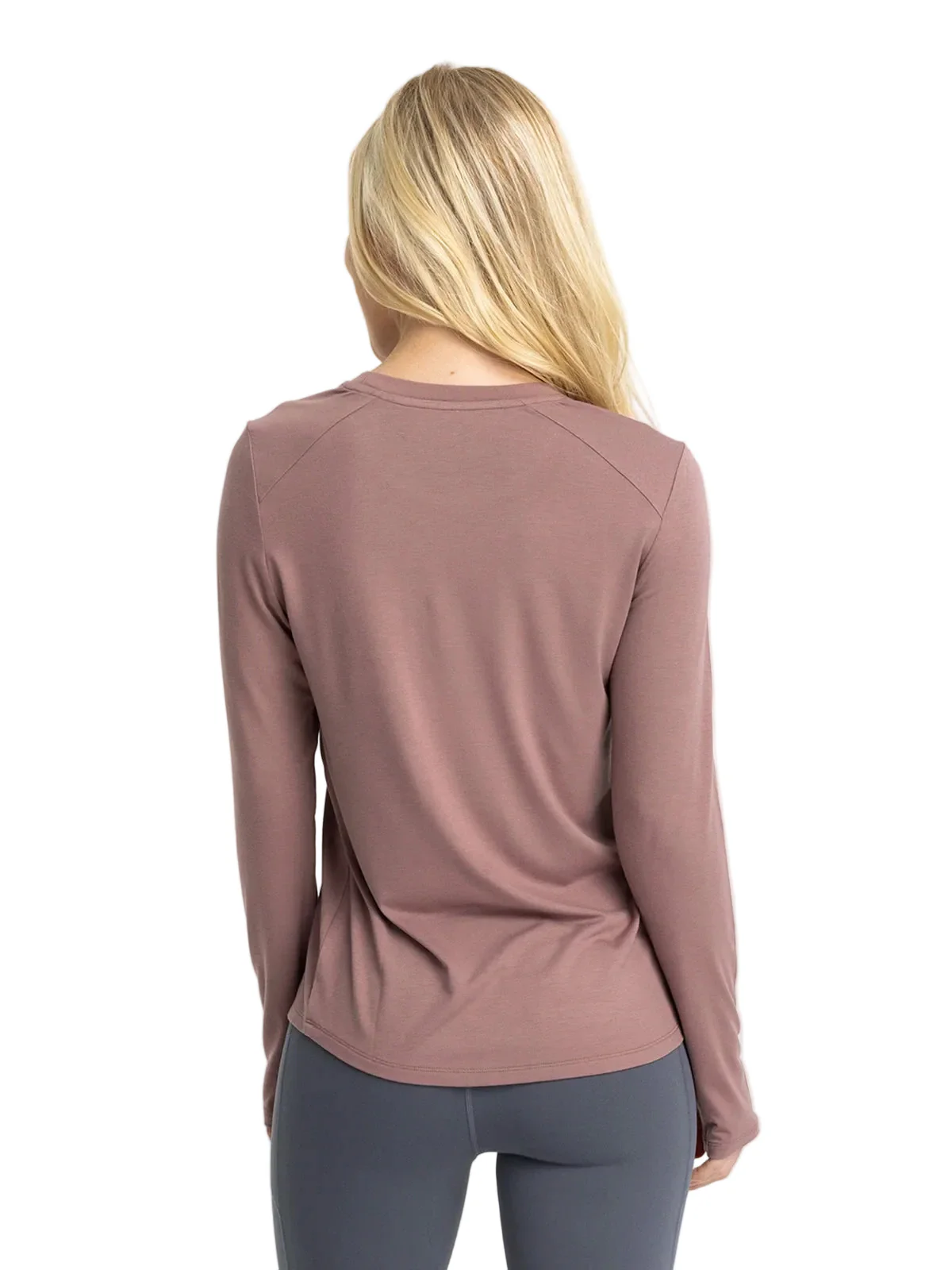 WOMEN'S FREE FLY BAMBOO SHADE LONG SLEEVE II | FIG - Image 2