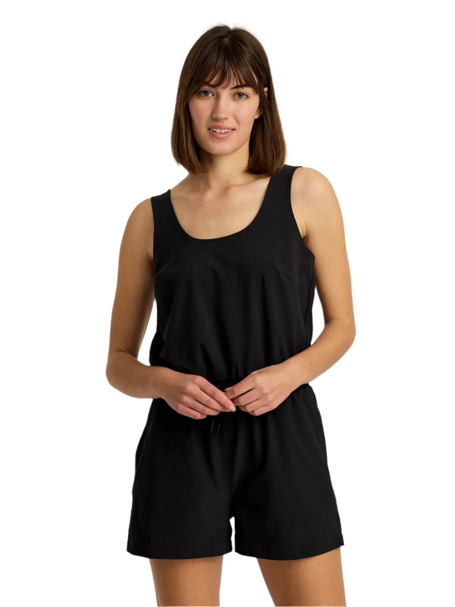 WOMEN'S FREE FLY BREEZE ROMPER | BLACK - Image 2