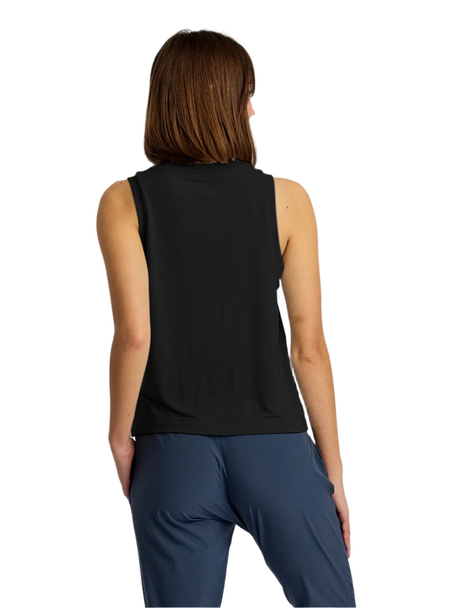 WOMEN'S FREE FLY ELEVATE LIGHTWEIGHT TANK | BLACK - Image 3