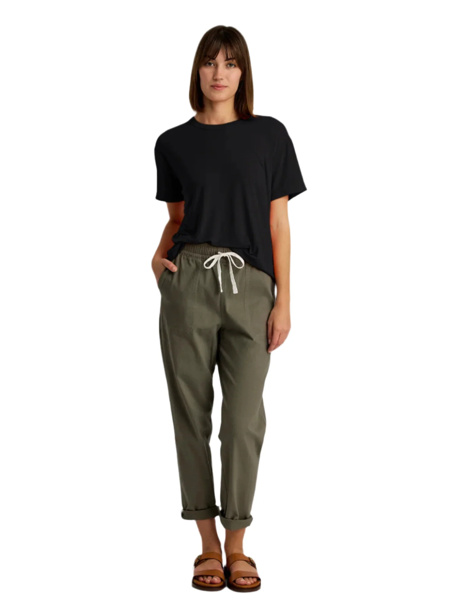 WOMEN'S FREE FLY ELEVATE LIGHTWEIGHT TEE | BLACK - Image 2