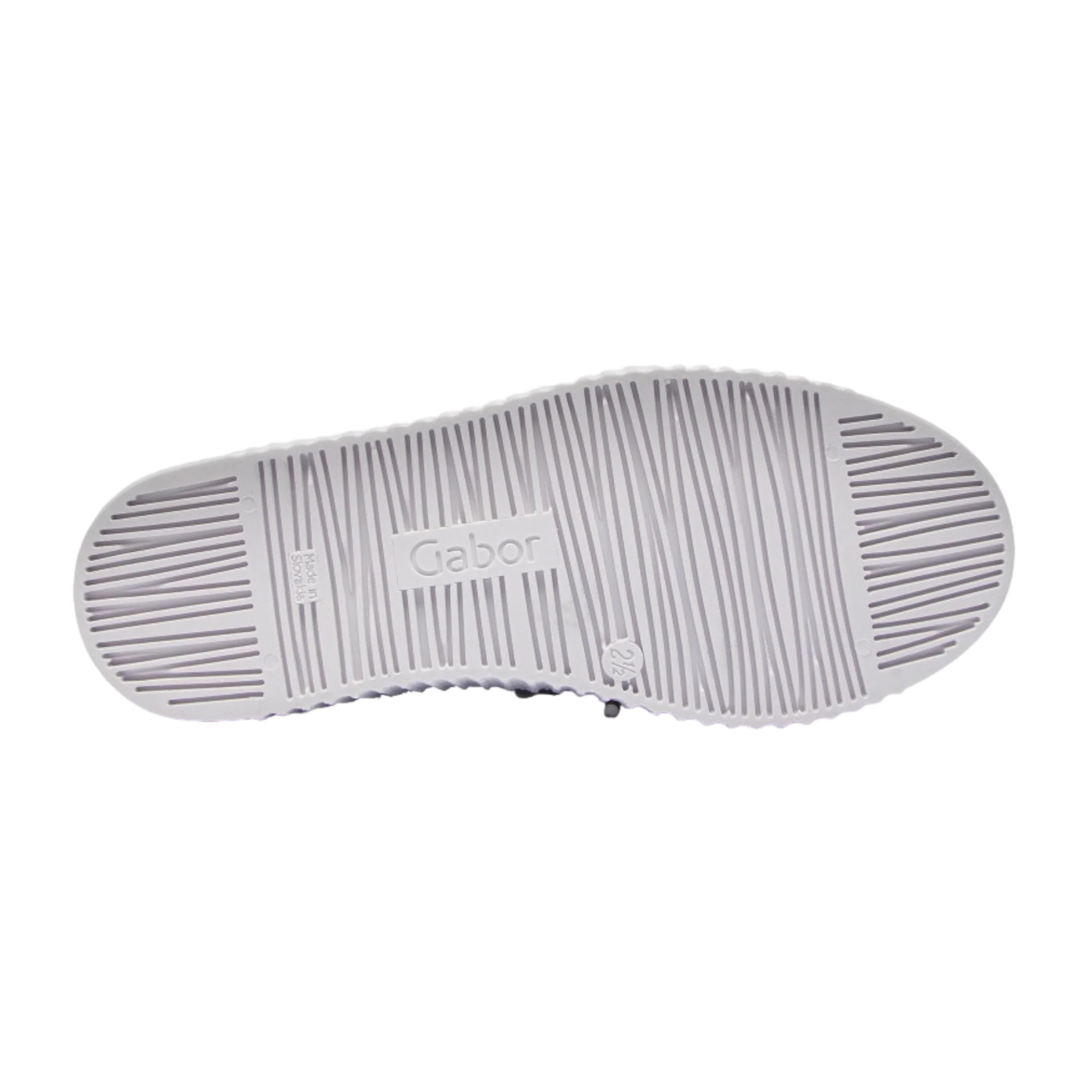 WOMEN'S GABOR 03.333.21 BOW TIE SNEAKER | WHITE / SILVER - Image 4