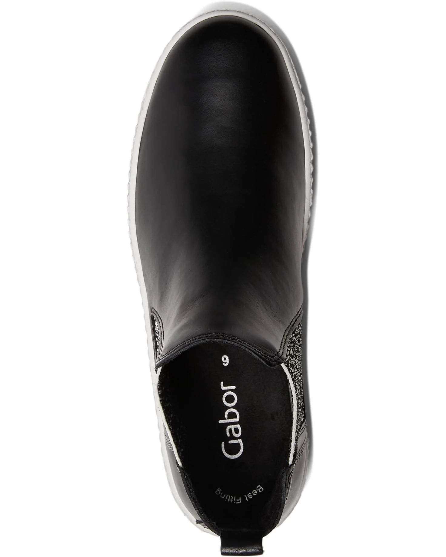 WOMEN'S GABOR 53.731.27 CHELSEA BOOT | BLACK LEATHER - Image 4