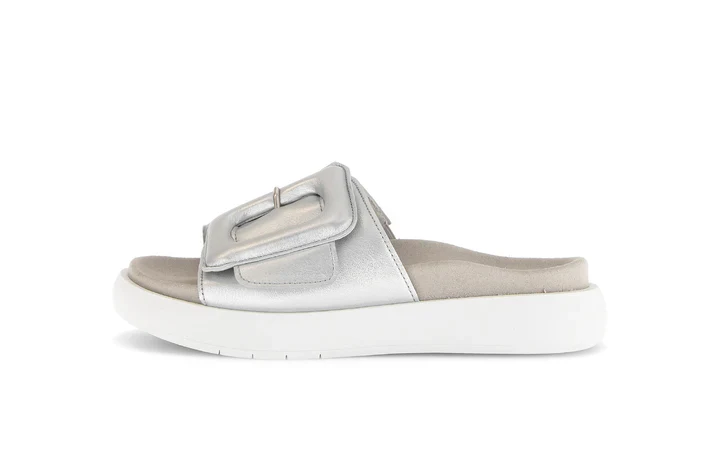 WOMEN'S GABOR 63.751.61 SANDAL | SILVER / SILBER - Image 2