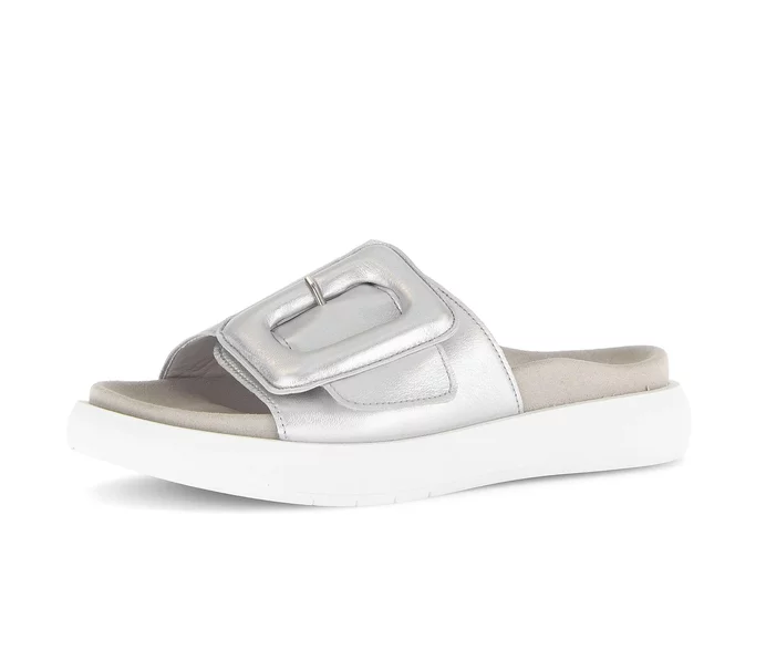 WOMEN'S GABOR 63.751.61 SANDAL | SILVER / SILBER - Image 6