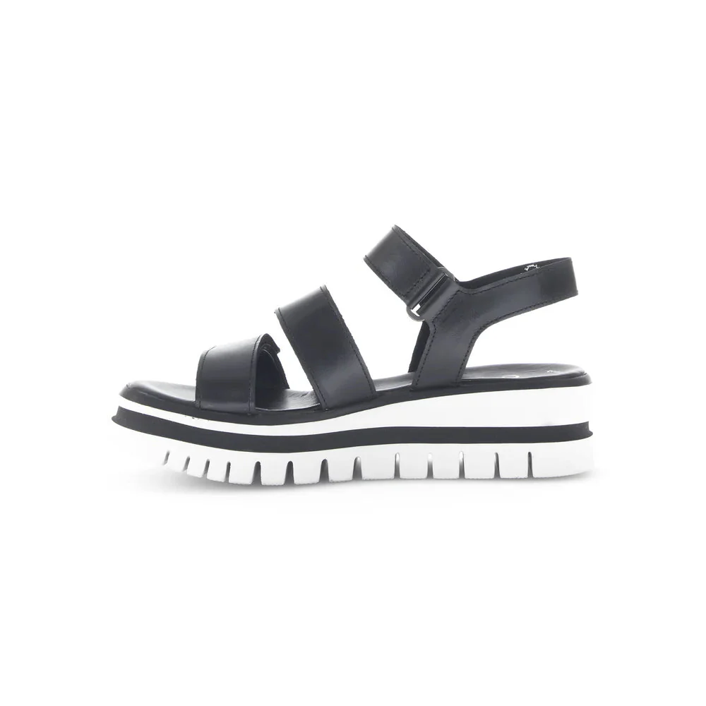 WOMEN'S GABOR 64.620.27 SANDAL | BLACK / SCHWARZ - Image 2