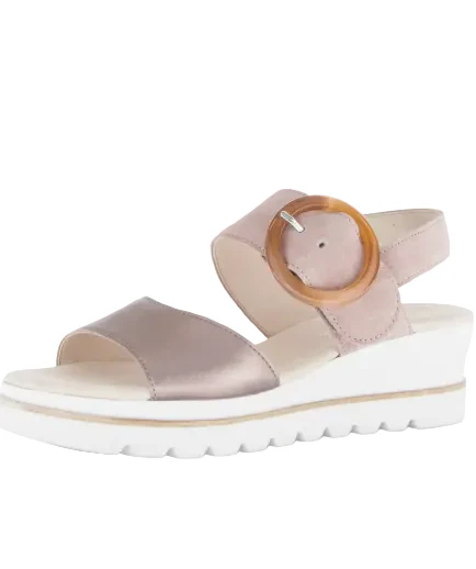 WOMEN'S GABOR 64.645.60 SANDAL | ROSE | ROSEWOOD - Image 2