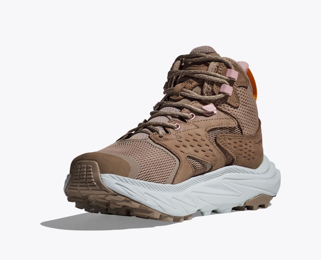 WOMEN'S HOKA ANACAPA 2 MID GTX | DUNE / ICE FLOW - Image 2