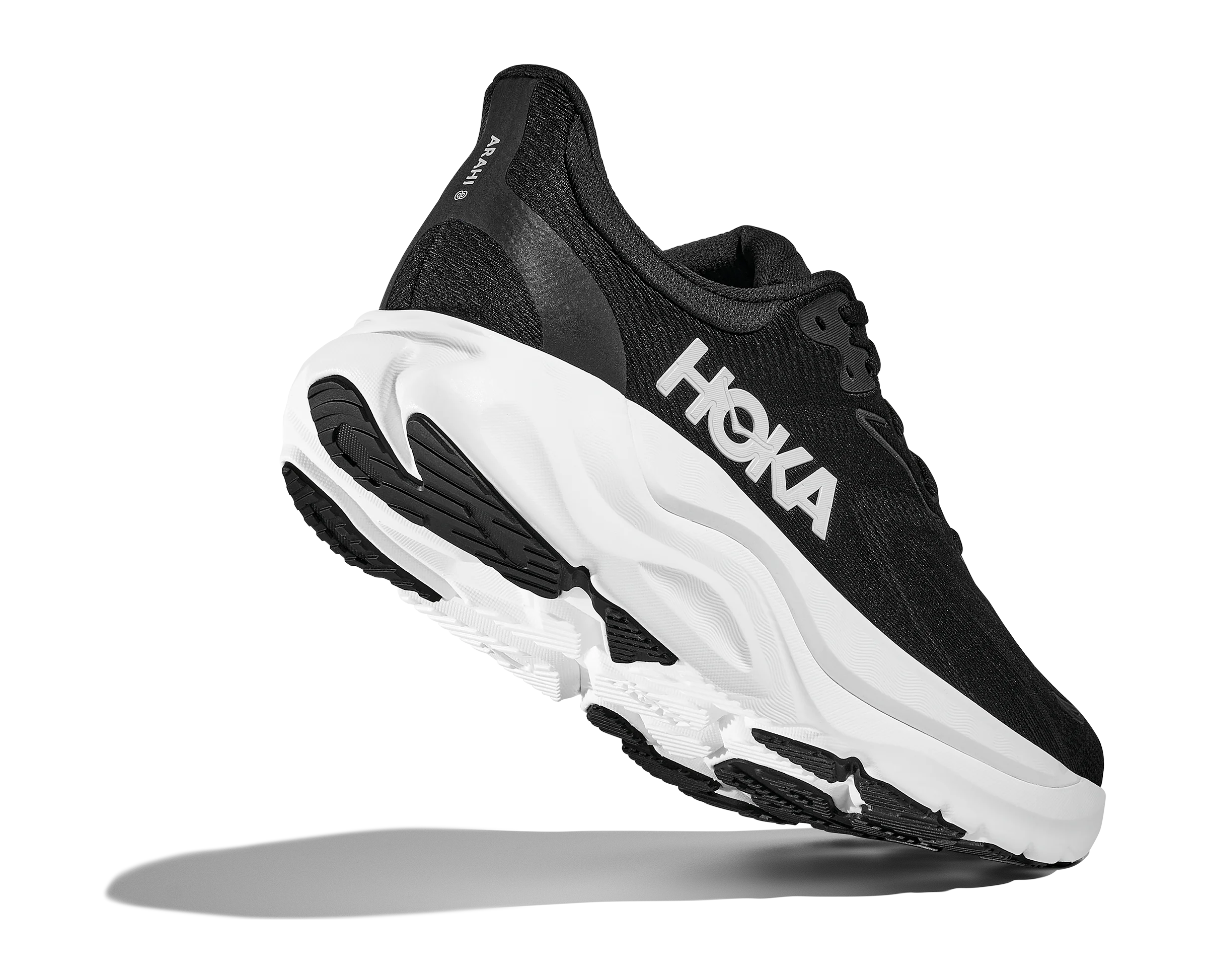 WOMEN'S HOKA ARAHI 8 | BLACK / WHITE - Image 3