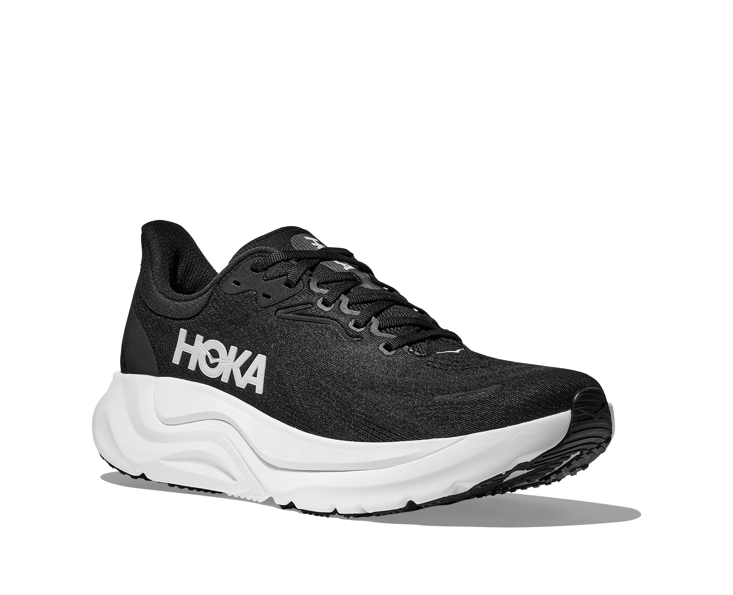 WOMEN'S HOKA ARAHI 8 | BLACK / WHITE - Image 4