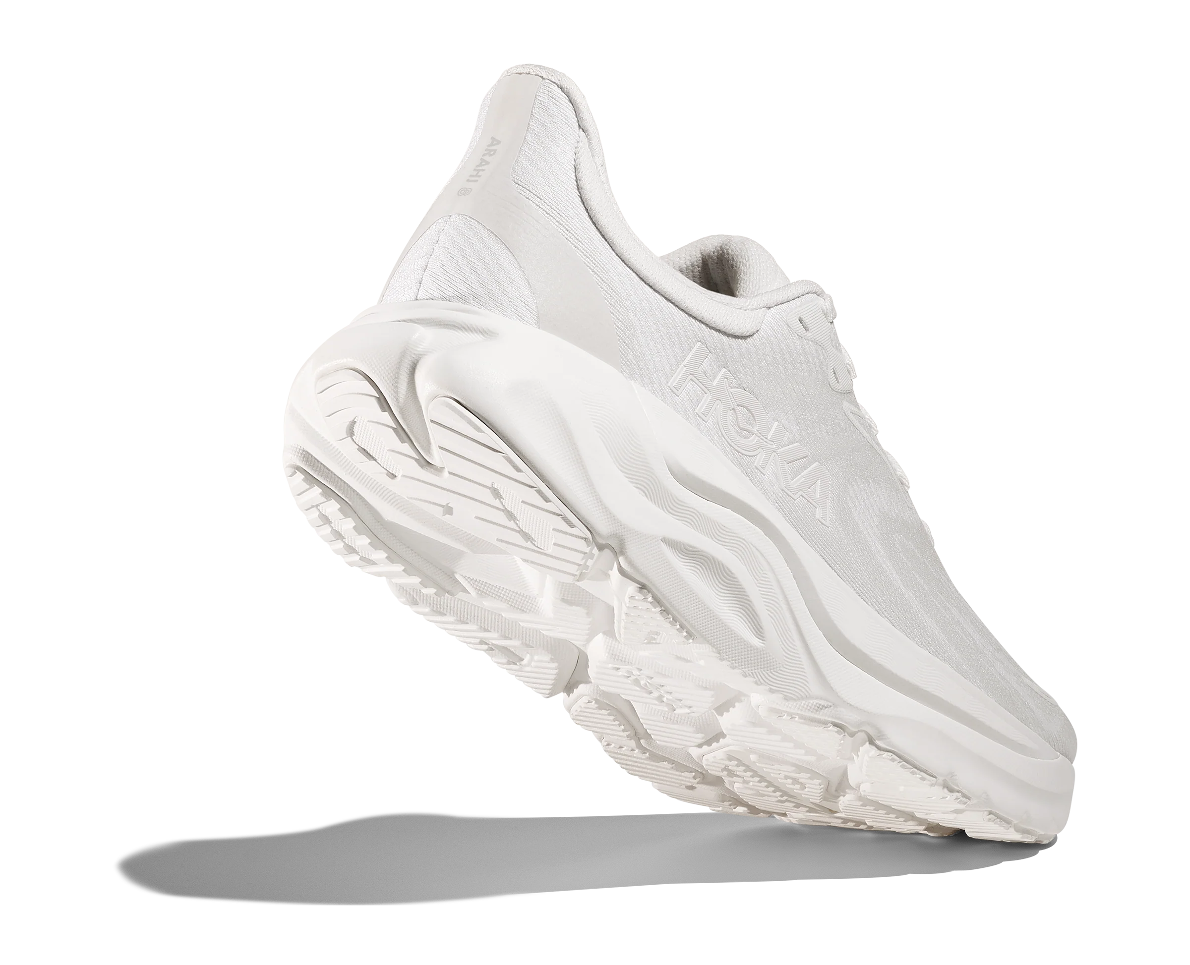 WOMEN'S HOKA ARAHI 8 | WHITE / WHITE - Image 4