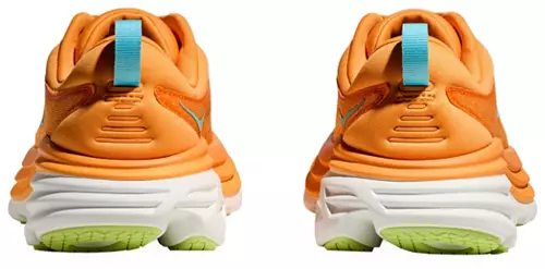 WOMEN'S HOKA BONDI 8 | SOLAR FLARE / LETTUCE - Image 6