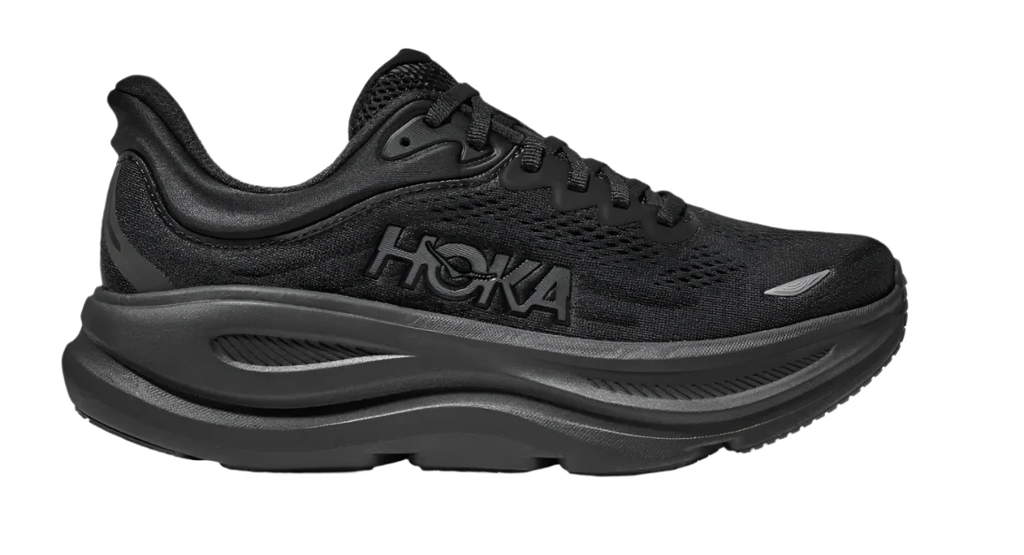 WOMEN'S HOKA BONDI 9 | BLACK / BLACK
