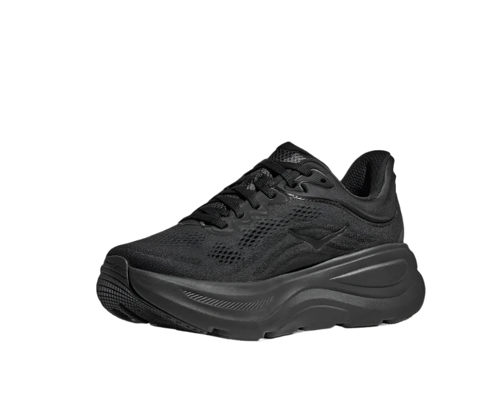 WOMEN'S HOKA BONDI 9 | BLACK / BLACK - Image 5