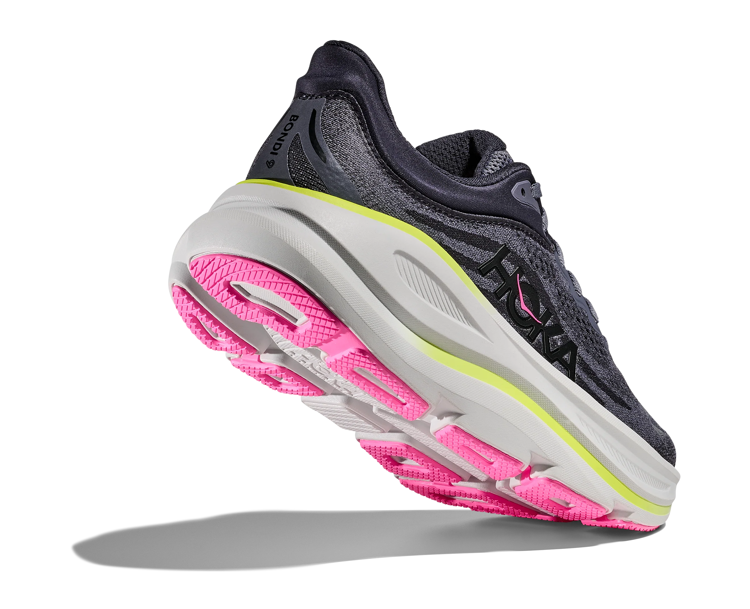 WOMEN'S HOKA BONDI 9 | CHARCOAL GREY | GREY SKIES - Image 5