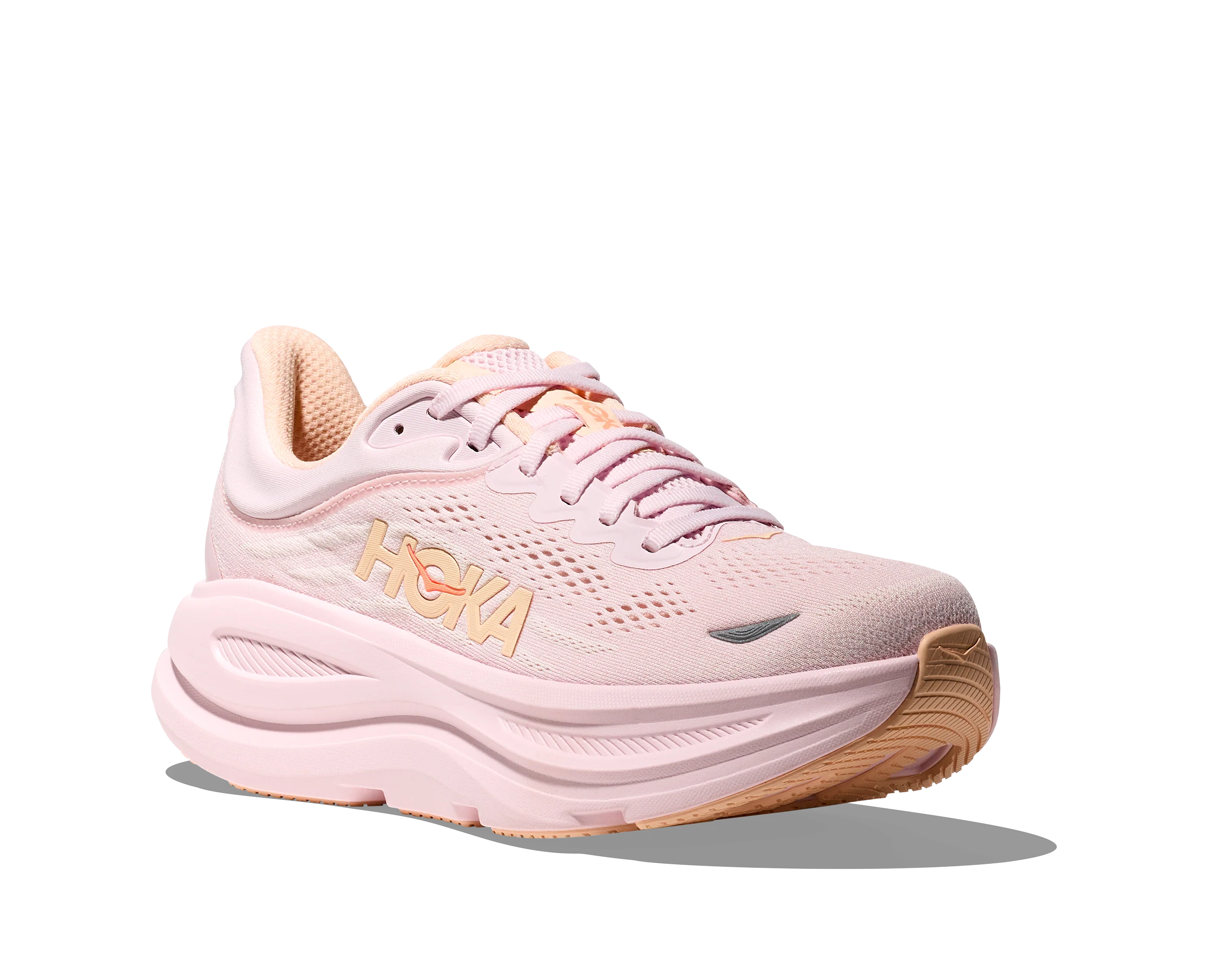WOMEN'S HOKA BONDI 9 | LILAC | CREAM | TANGERINE | GLOW - Image 5