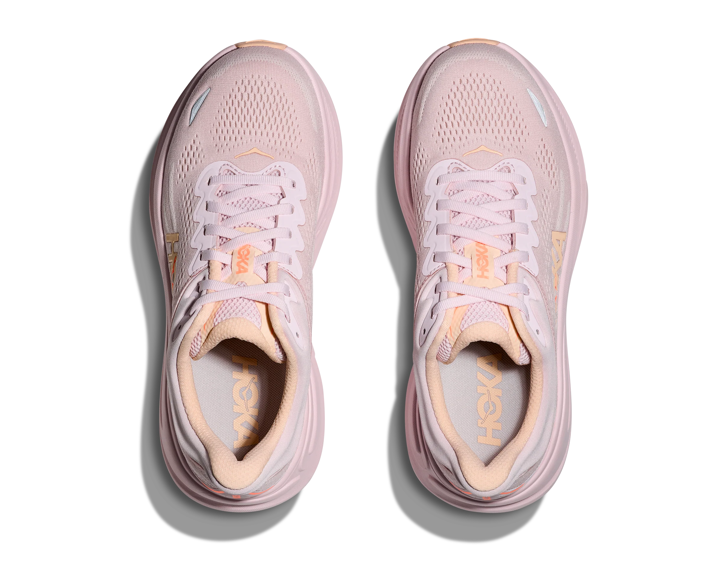 WOMEN'S HOKA BONDI 9 | LILAC | CREAM | TANGERINE | GLOW - Image 7