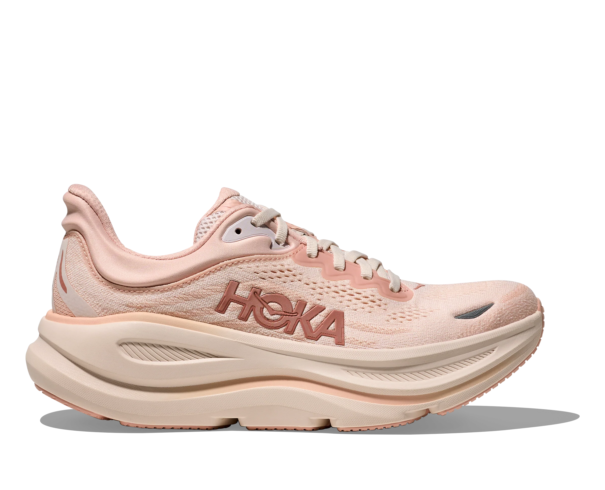 WOMEN'S HOKA BONDI 9 | ROSE LATTE | ROSE CREAM