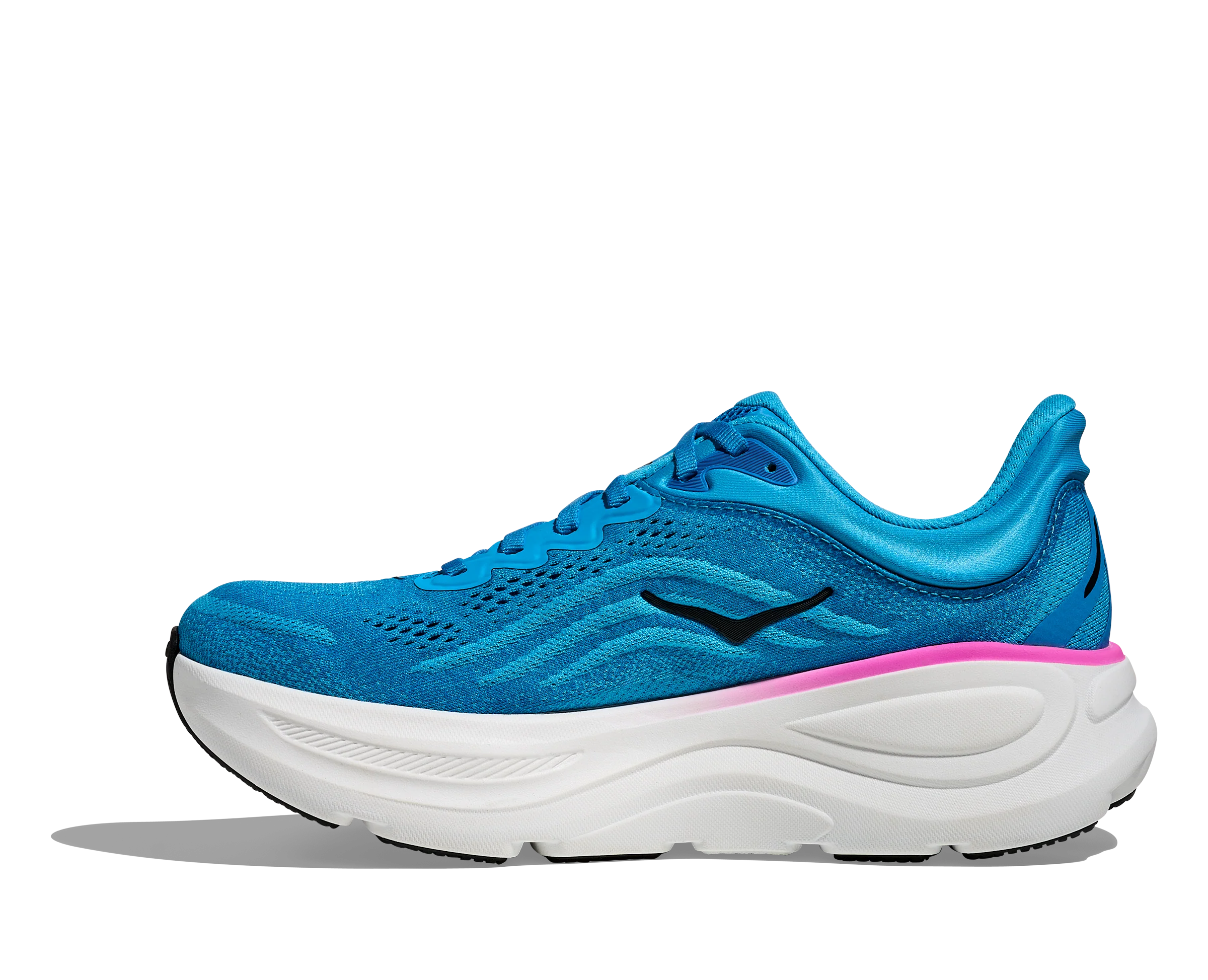 WOMEN'S HOKA BONDI 9 | SKYWARD BLUE | NEON FUCHSIA - Image 2
