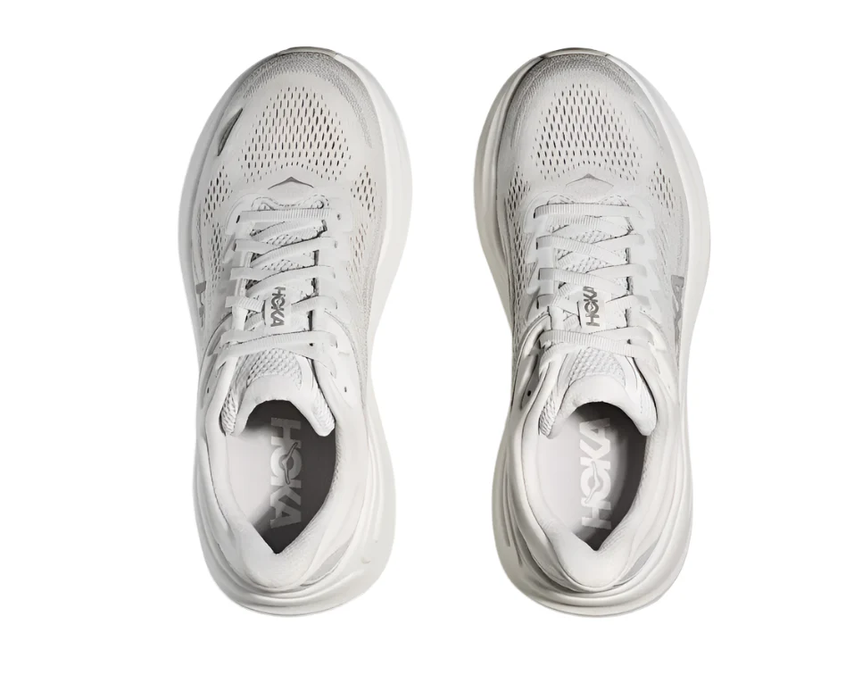 WOMEN'S HOKA BONDI 9 | STARDUST / SILVER - Image 5