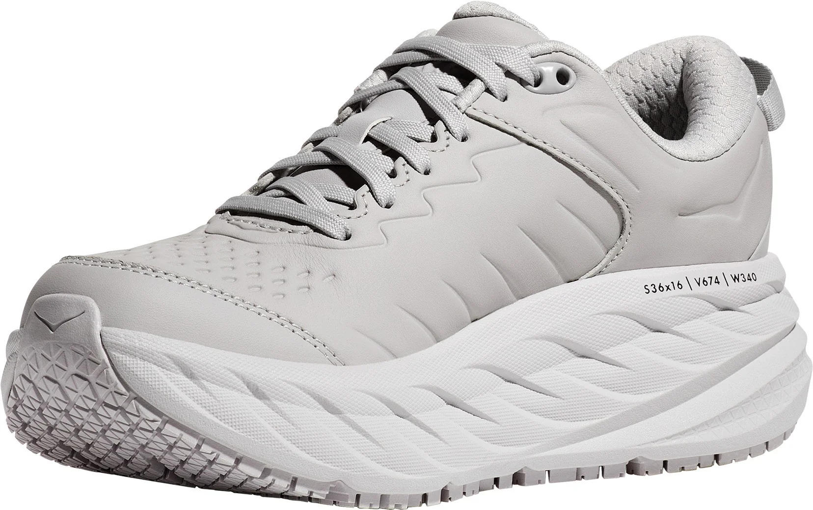 WOMEN'S HOKA BONDI SLIP RESISTANT | HARBOR MIST / LUNAR ROCK - Image 4