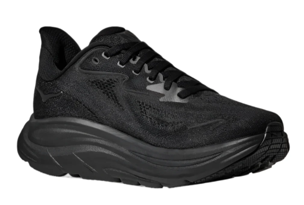 WOMEN'S HOKA CLIFTON 10 | BLACK / BLACK - Image 2
