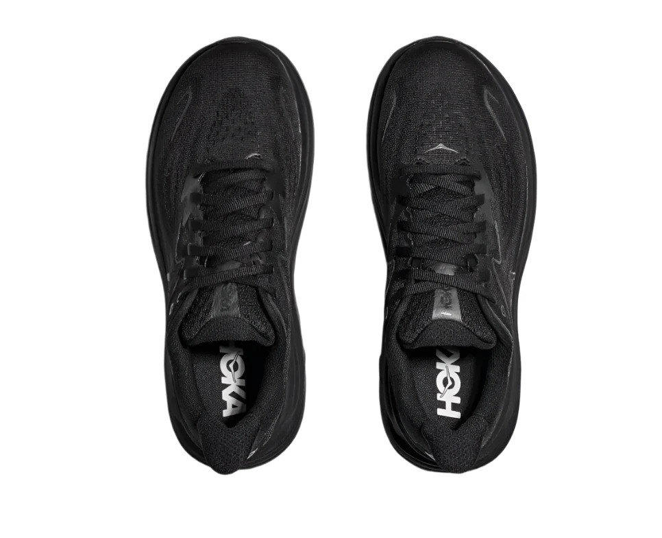 WOMEN'S HOKA CLIFTON 10 | BLACK / BLACK - Image 3