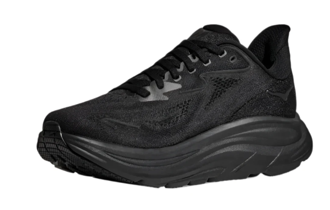 WOMEN'S HOKA CLIFTON 10 | BLACK / BLACK - Image 6