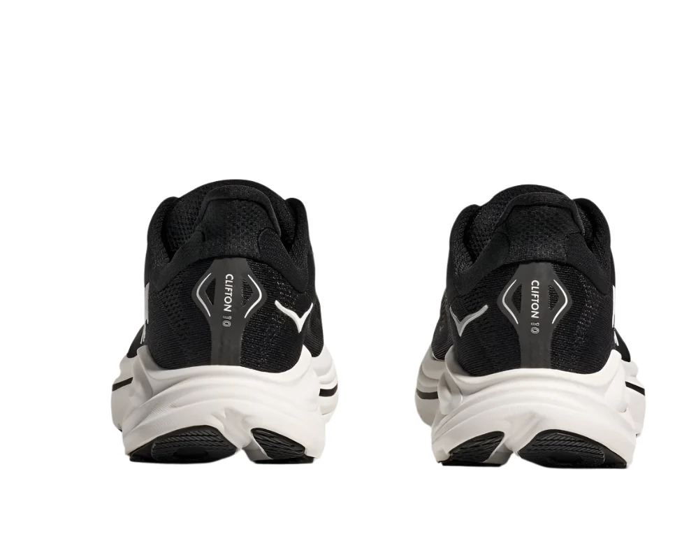 WOMEN'S HOKA CLIFTON 10 | BLACK / WHITE - Image 5