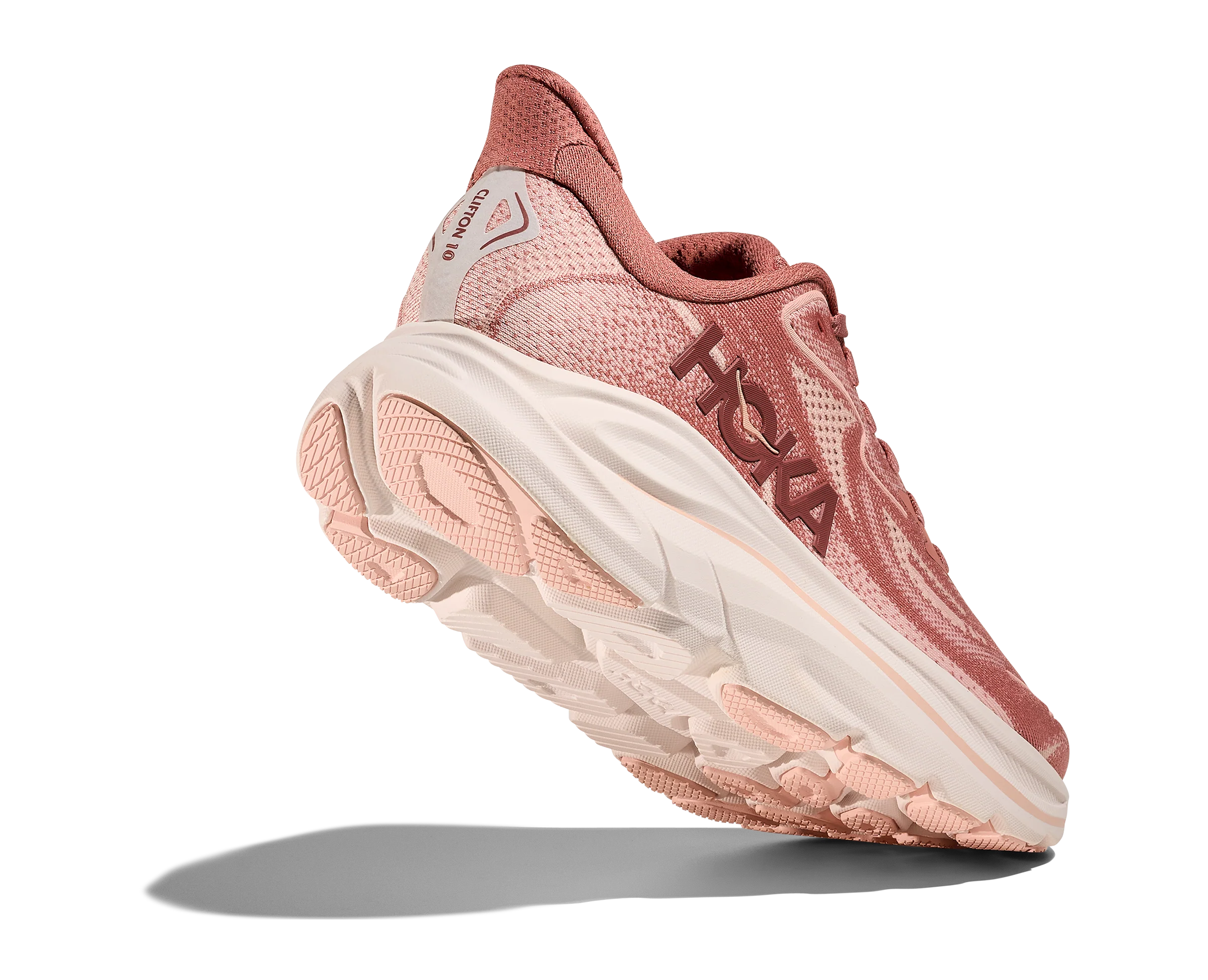 WOMEN'S HOKA CLIFTON 10 | BLUSH | ROSE LATTE - Image 5