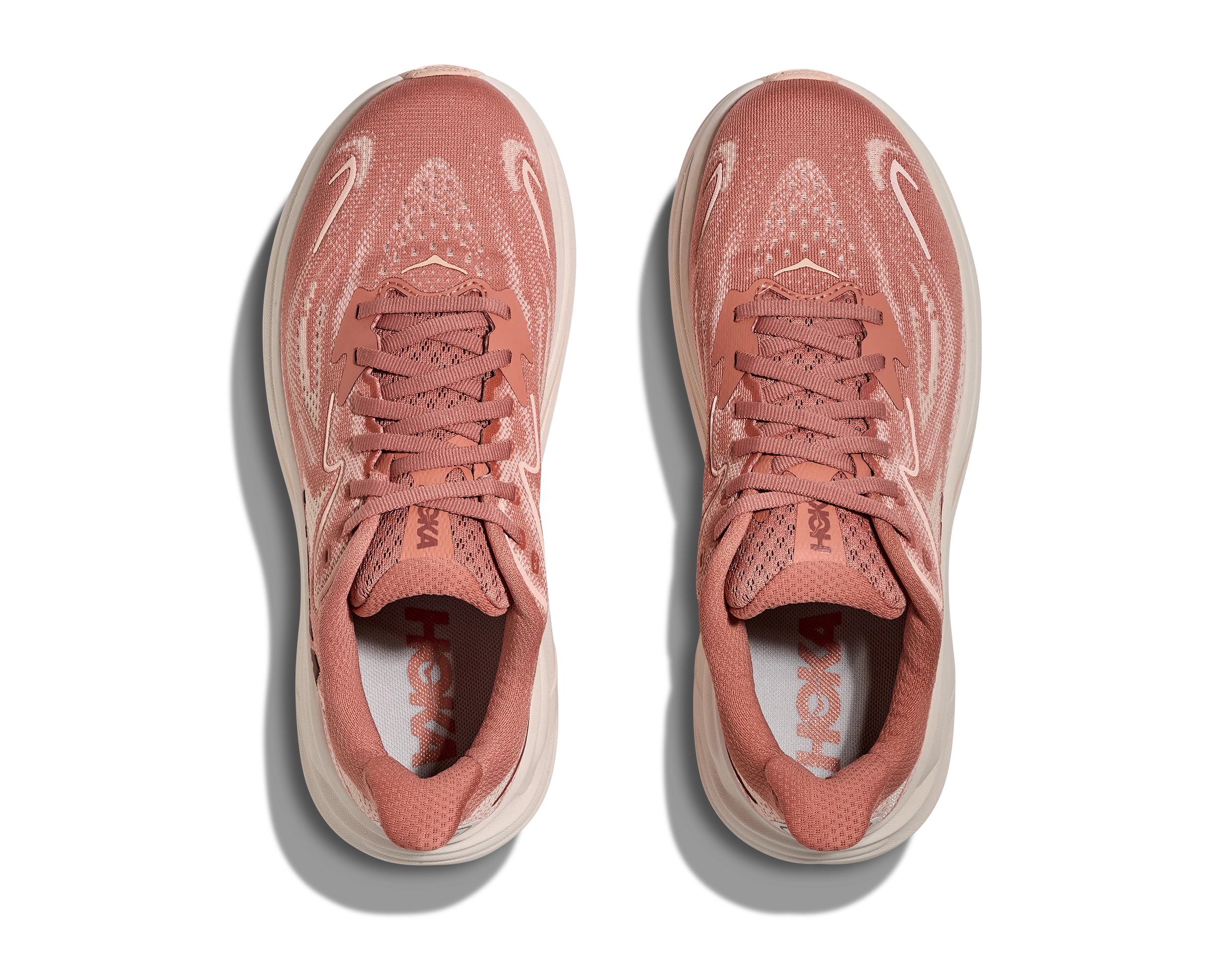 WOMEN'S HOKA CLIFTON 10 | BLUSH | ROSE LATTE - Image 6