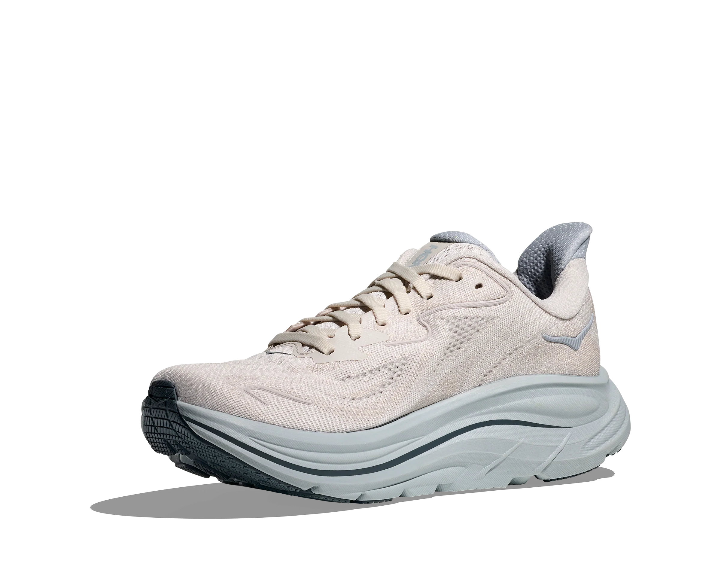 WOMEN'S HOKA CLIFTON 10 |GROUT / MINERAL BLUE - Image 3