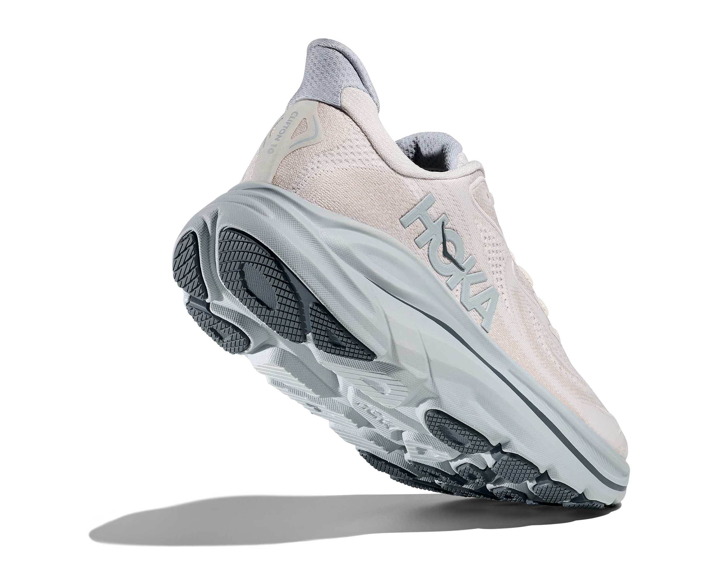 WOMEN'S HOKA CLIFTON 10 |GROUT / MINERAL BLUE - Image 5