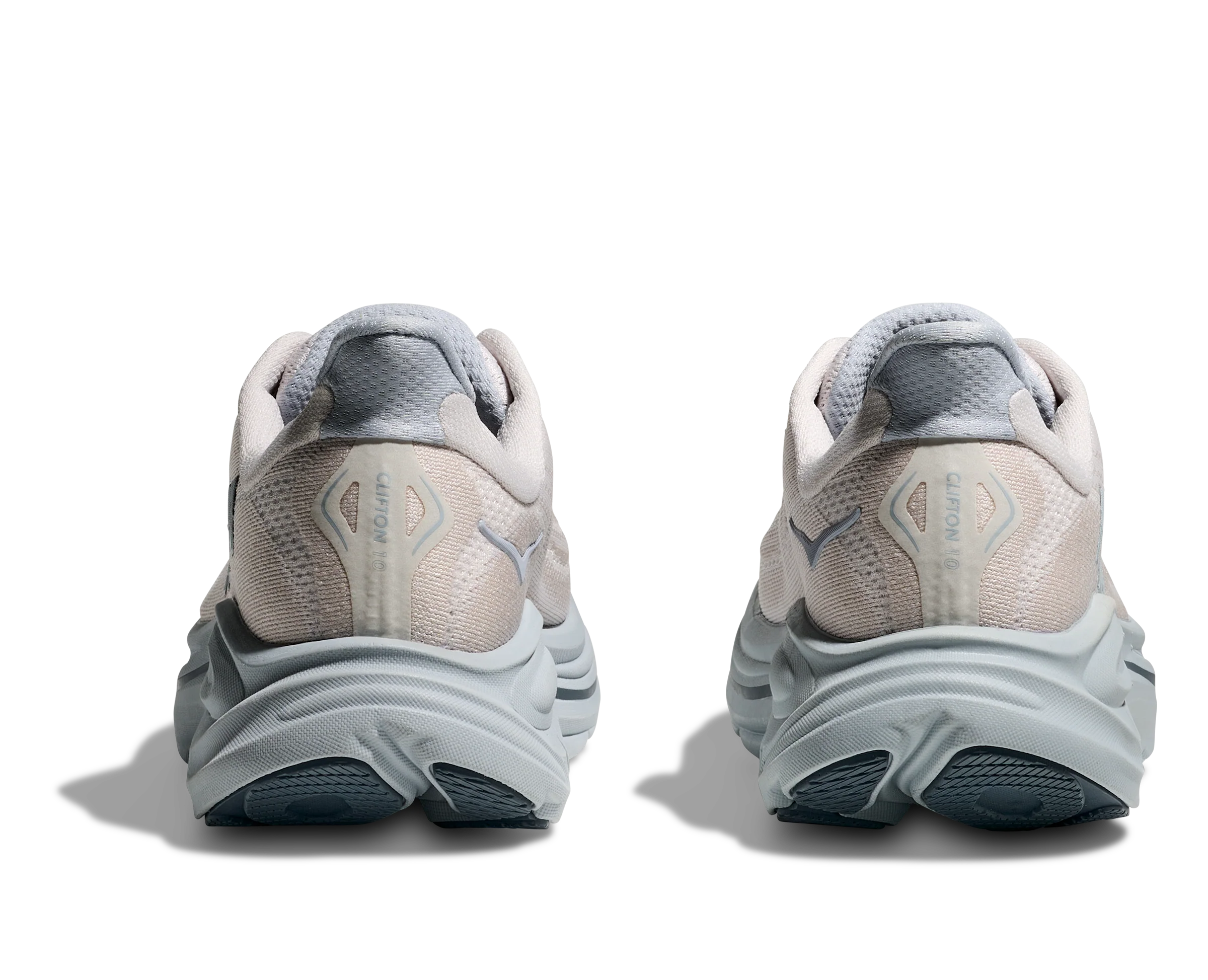 WOMEN'S HOKA CLIFTON 10 |GROUT / MINERAL BLUE - Image 6