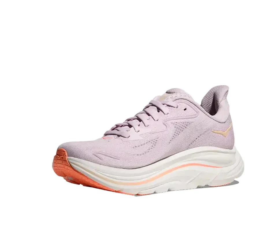 WOMEN'S HOKA CLIFTON 10 | LILAC CREAM | TANGERINE GLOW - Image 2