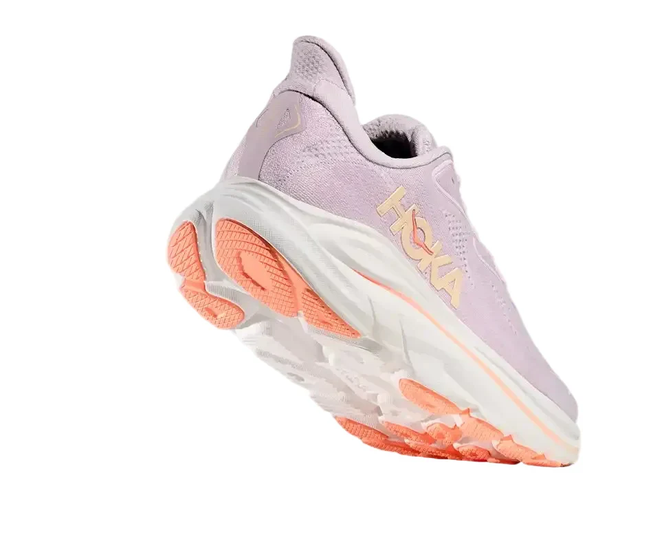WOMEN'S HOKA CLIFTON 10 | LILAC CREAM | TANGERINE GLOW - Image 3