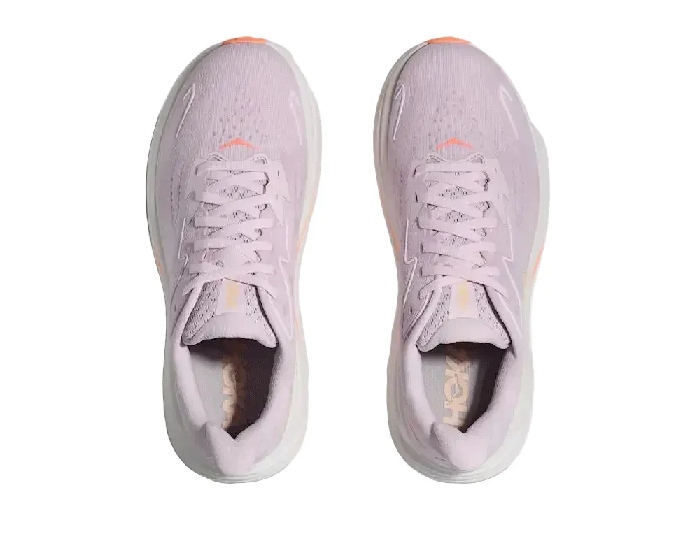 WOMEN'S HOKA CLIFTON 10 | LILAC CREAM | TANGERINE GLOW - Image 5