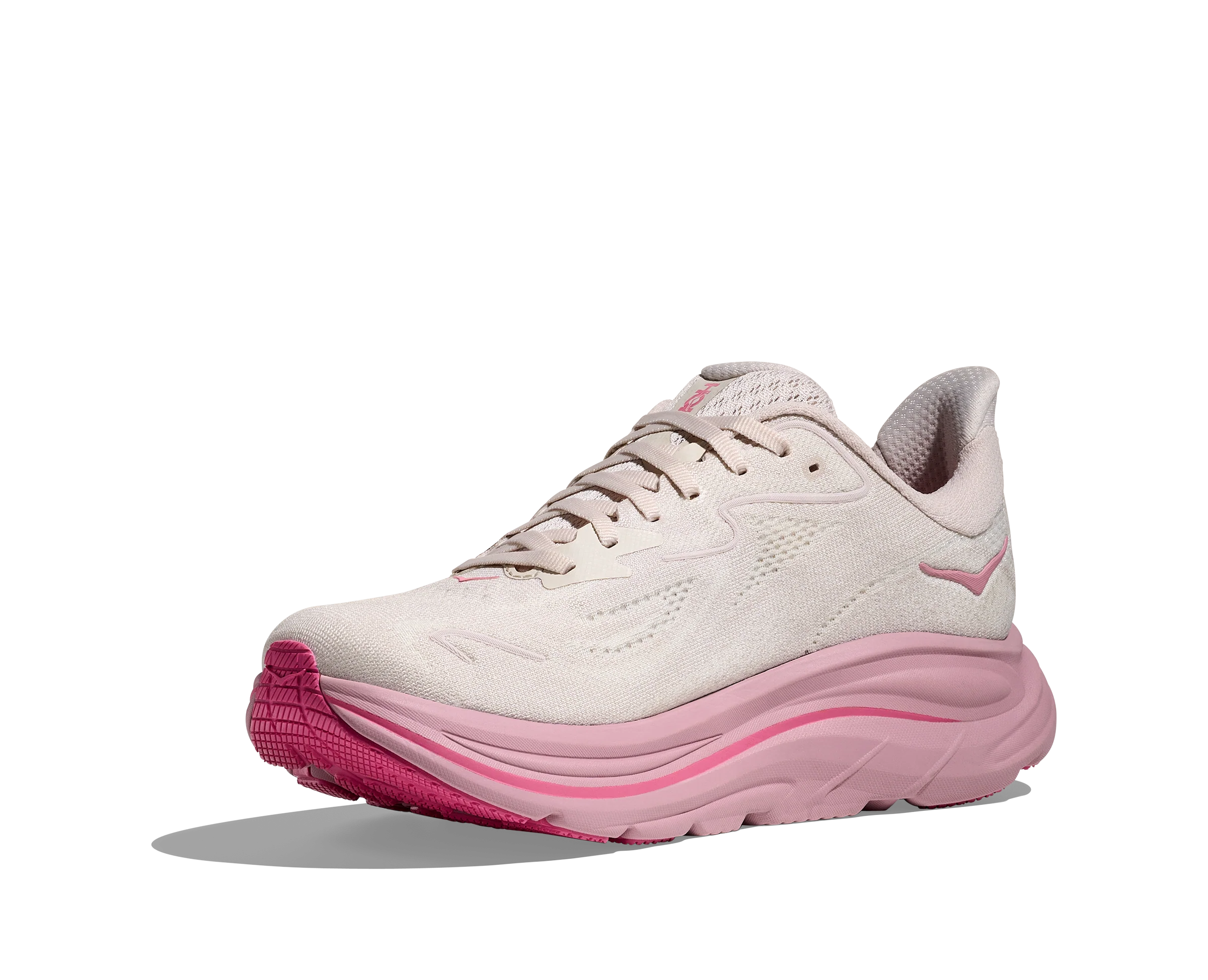 WOMEN'S HOKA CLIFTON 10 | ROSE CREAM / DRIED ROSE - Image 3