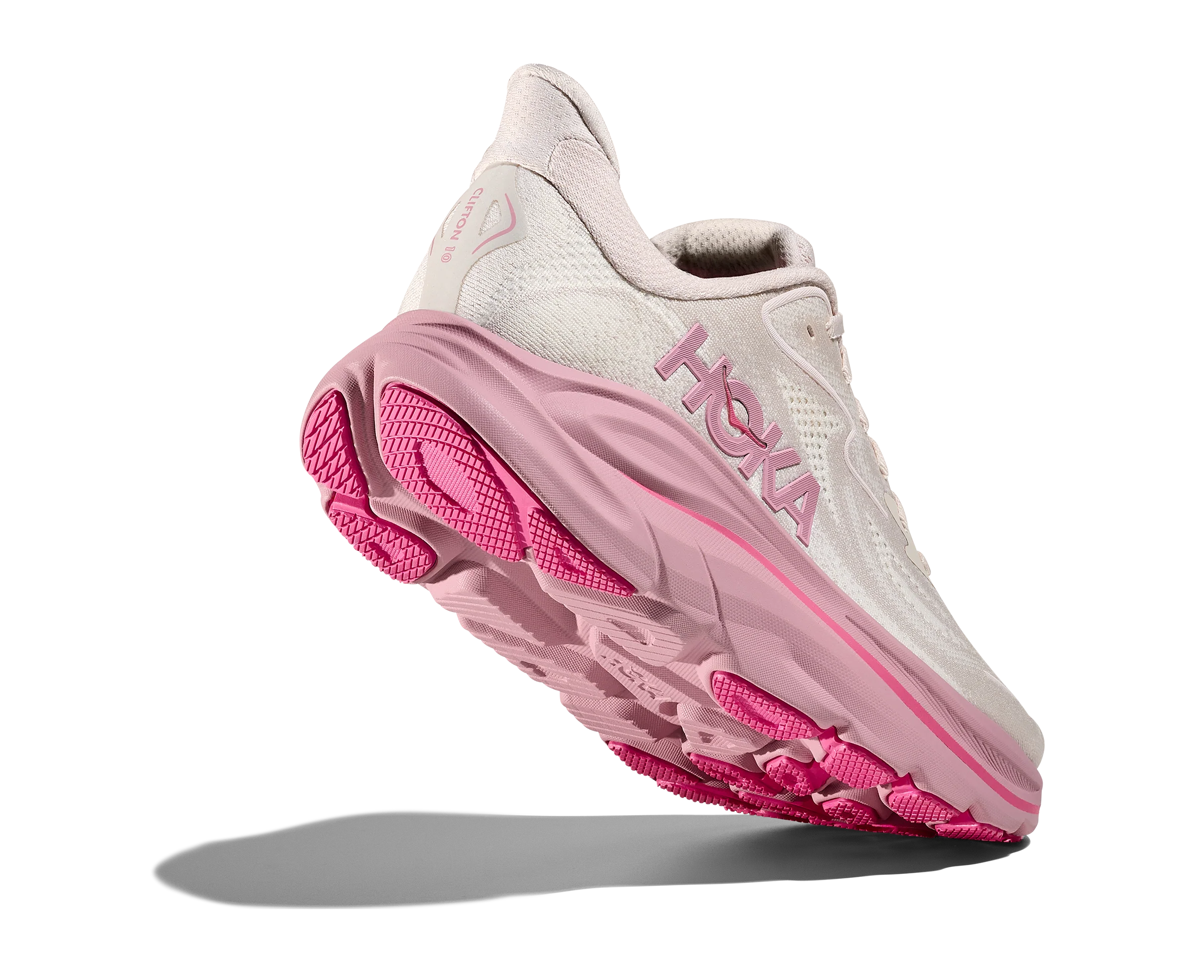WOMEN'S HOKA CLIFTON 10 | ROSE CREAM / DRIED ROSE - Image 4