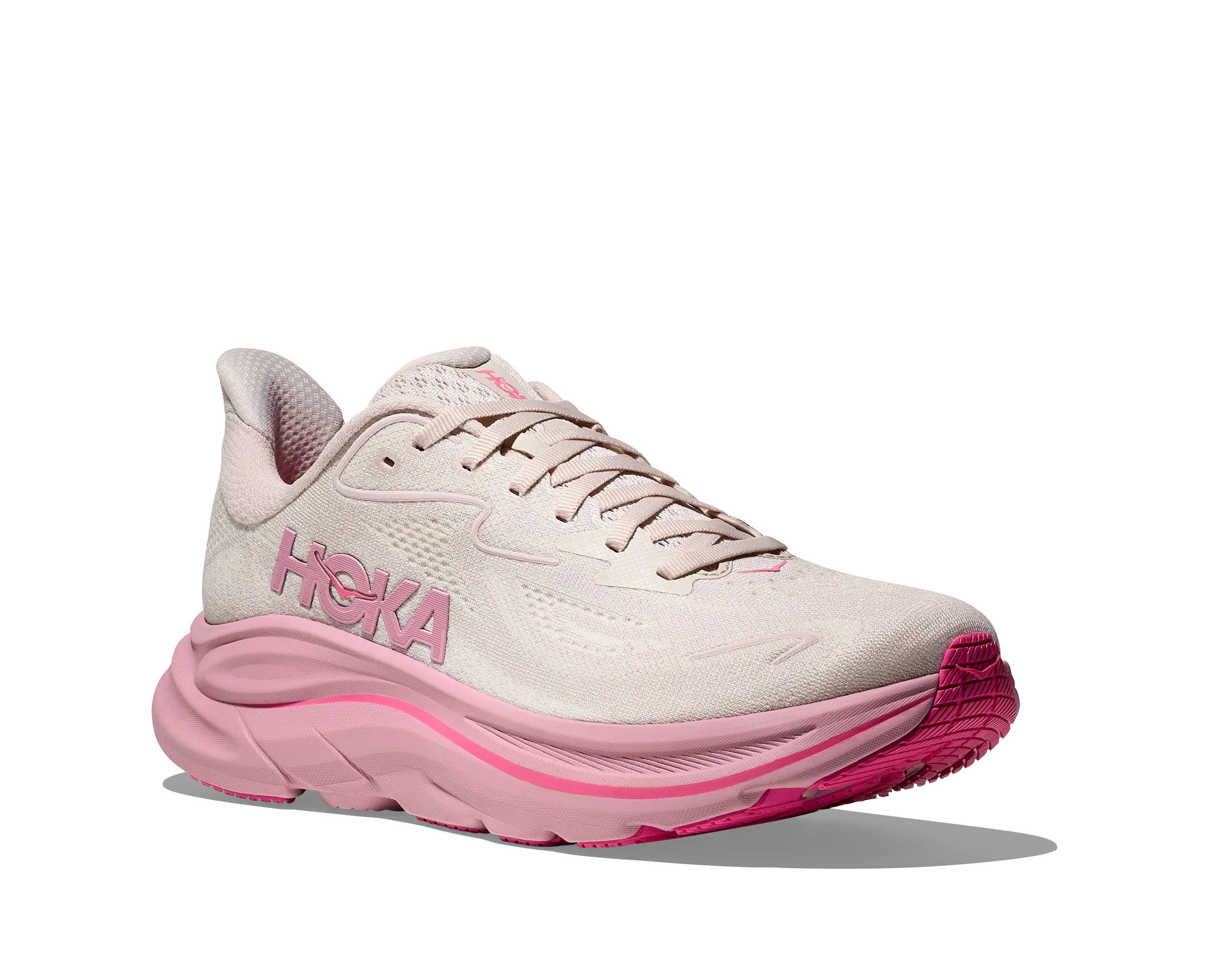 WOMEN'S HOKA CLIFTON 10 | ROSE CREAM / DRIED ROSE - Image 6