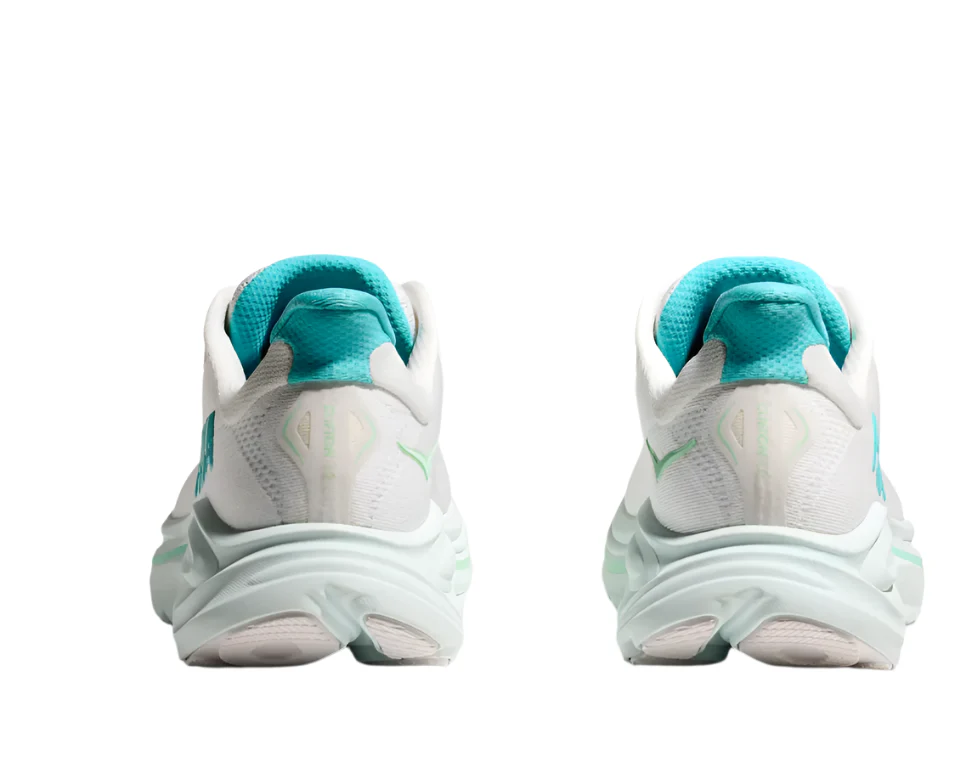 WOMEN'S HOKA CLIFTON 10 | WHITE / CIELO BLUE - Image 6