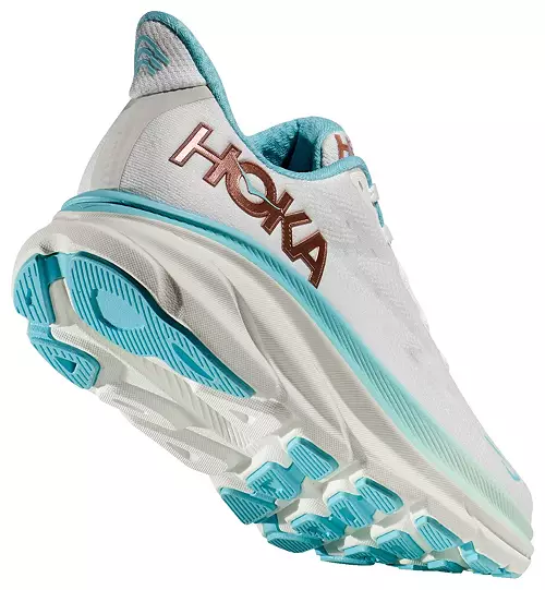 WOMEN'S HOKA CLIFTON 9 | FROST / ROSE GOLD - Image 6