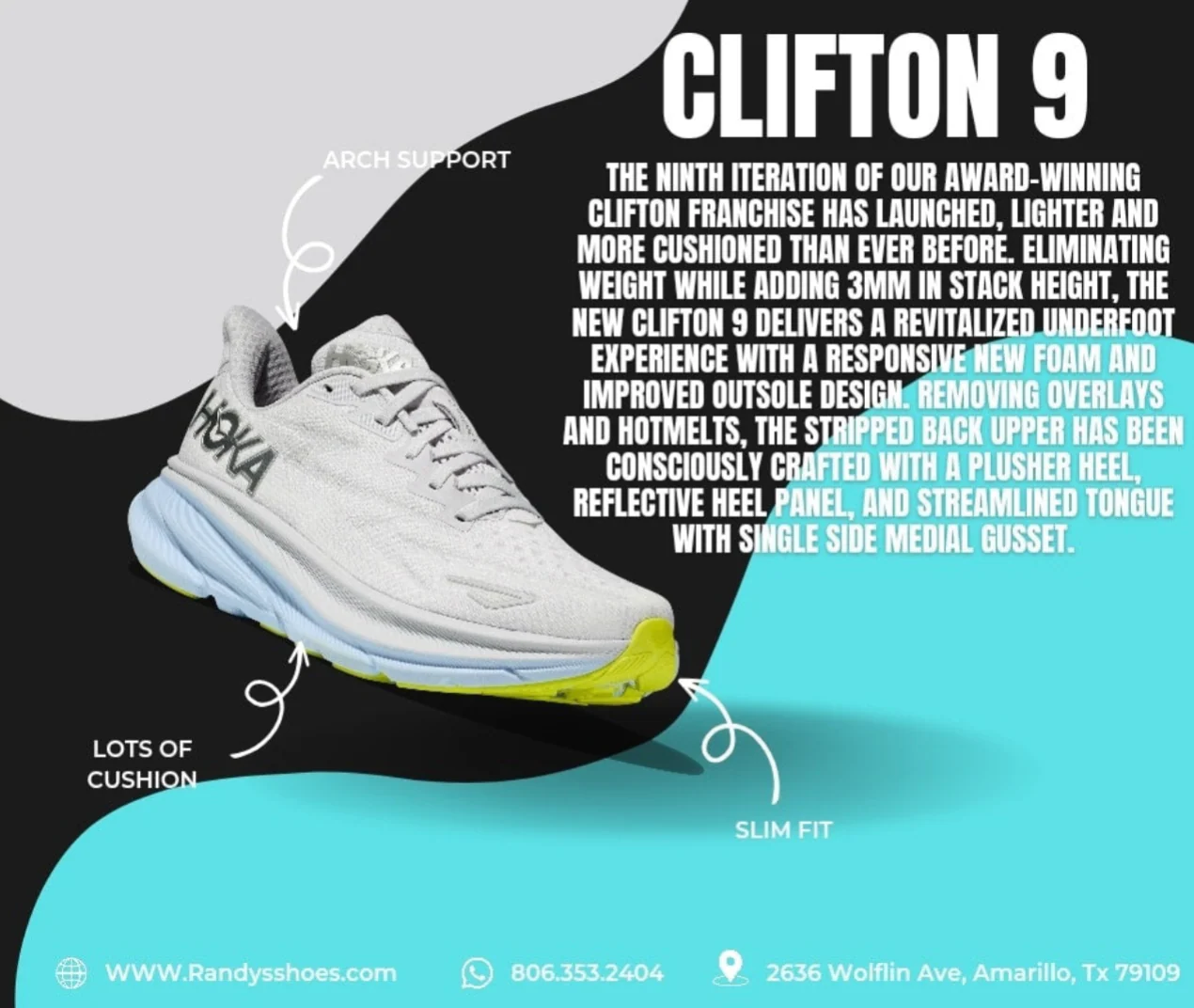 WOMEN'S HOKA CLIFTON 9 | FROST / ROSE GOLD - Image 7