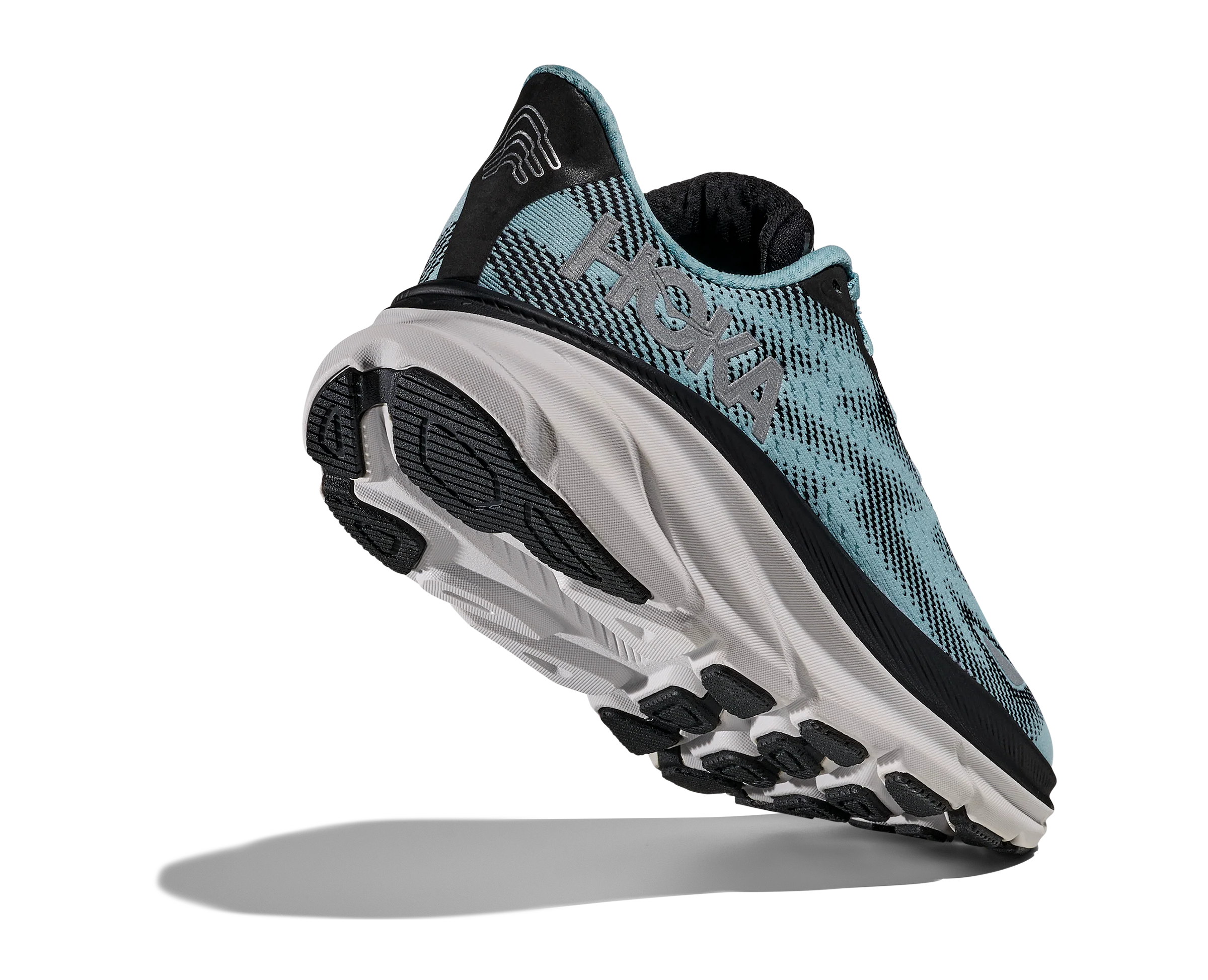 WOMEN'S HOKA CLIFTON 9 GTX | BLACK | RAINDROP - Image 4