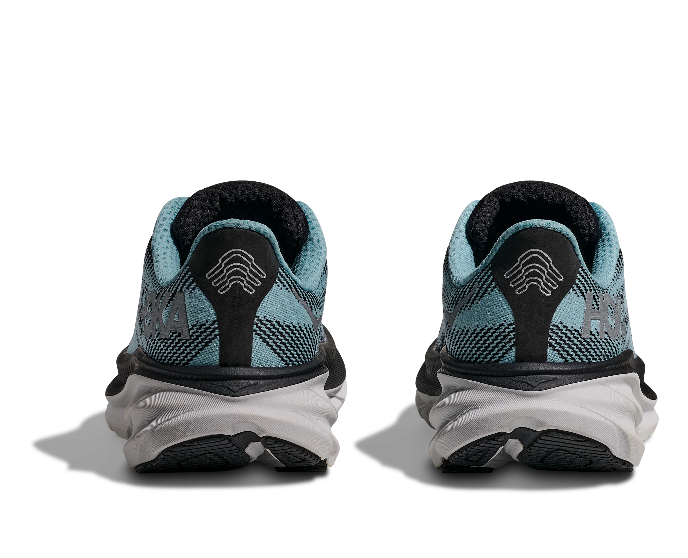 WOMEN'S HOKA CLIFTON 9 GTX | BLACK | RAINDROP - Image 6